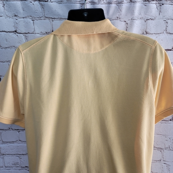 Nike Men Dry-Fit Polo Shirt Slim Fit Golf Size L Gold Unisex - Picture 4 of 14